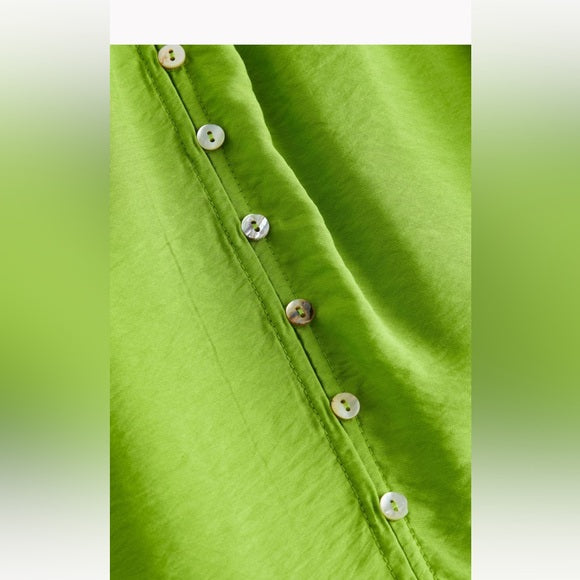 H&M Button-Front Sleeveless Dress