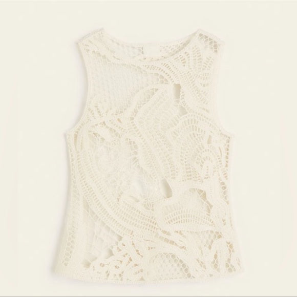 H&M Crochet-Look Top New