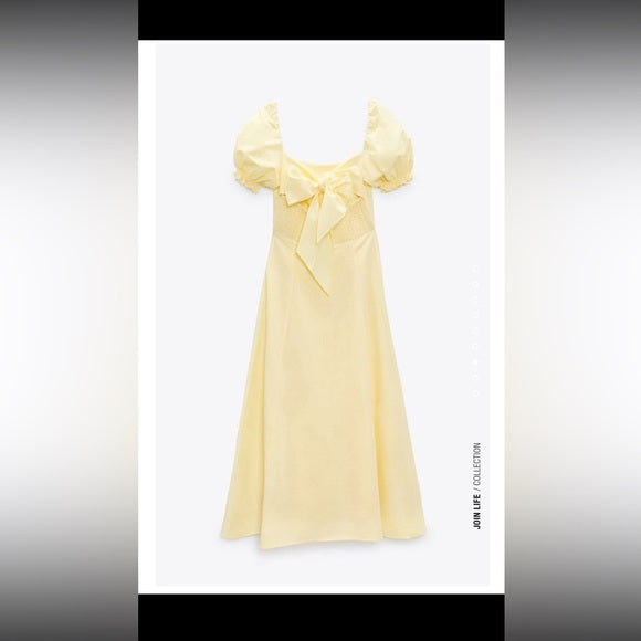 Zara Linen Blend Dress