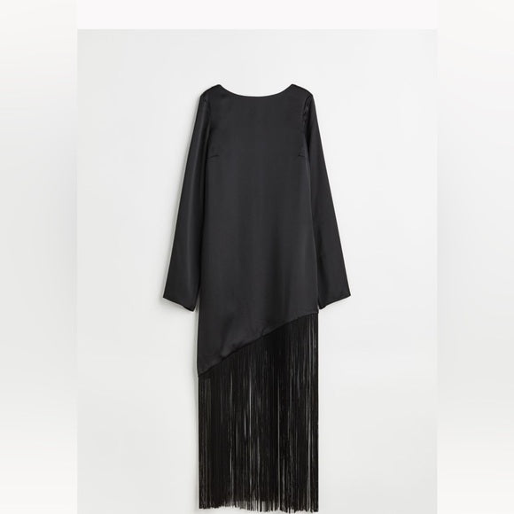 H&M Fringe- Trimmed Dress