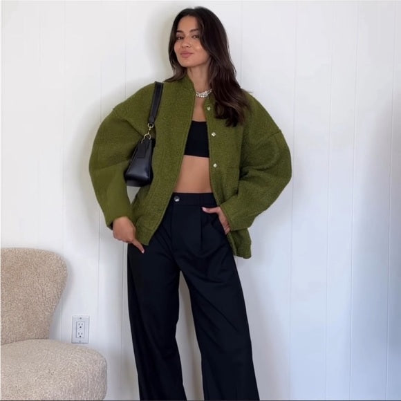 Zara Oversized Pocket Bomber