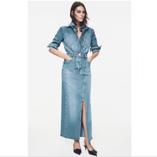 Zara Z1975 Denim Dress