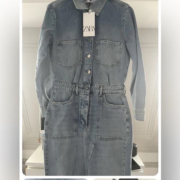 Zara Z1975 Denim Dress