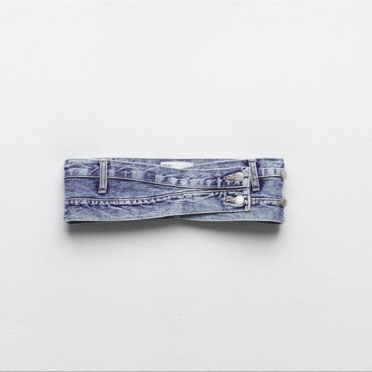 Zara Trf Denim Belt