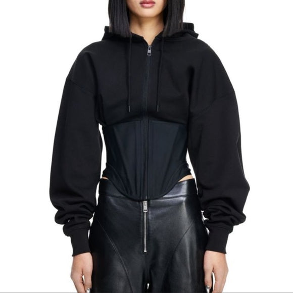 Mugler X H&M Corset Waist Hoodie