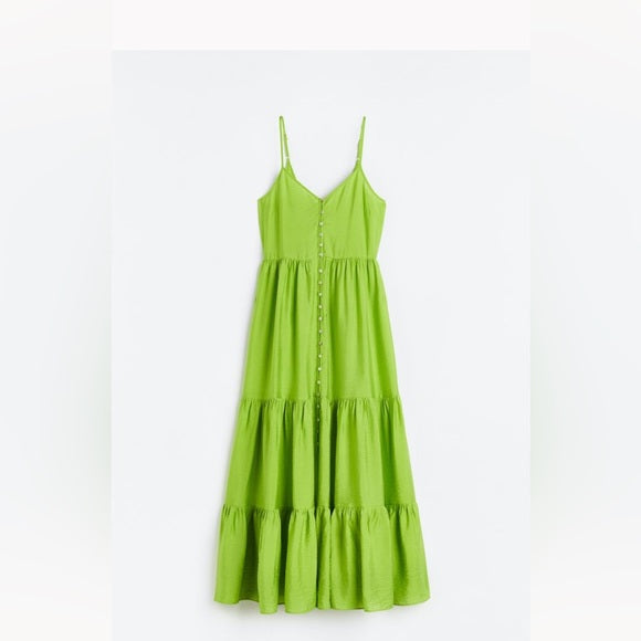 H&M Button-Front Sleeveless Dress